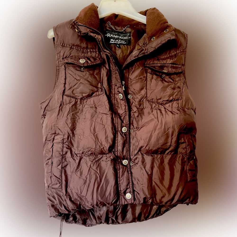 Ladies Rampage Large puffer vest/jacket.